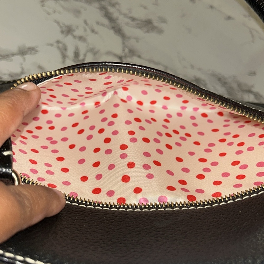 Kate Spade Black dome bag with Textured Finish black leather - Picture 11 of 14